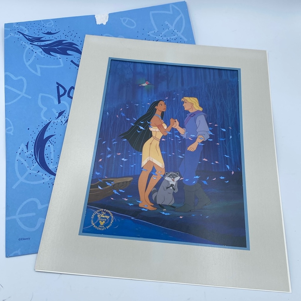 Pocahontas Disney Lithograph 11x14 Print